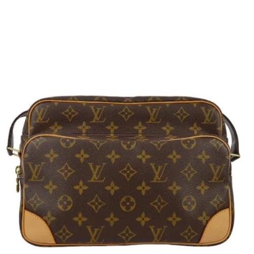 Louis Vuitton Vintage Pre-owned Laeder axelremsvskor Brown, Dam