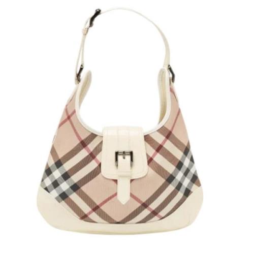 Burberry Vintage Pre-owned Laeder handvskor White, Dam