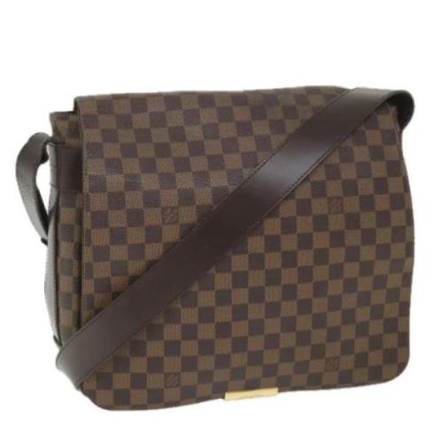 Louis Vuitton Vintage Pre-owned Canvas axelremsvskor Brown, Dam