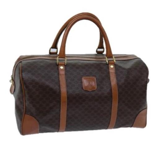 Celine Vintage Pre-owned Laeder handvskor Brown, Dam