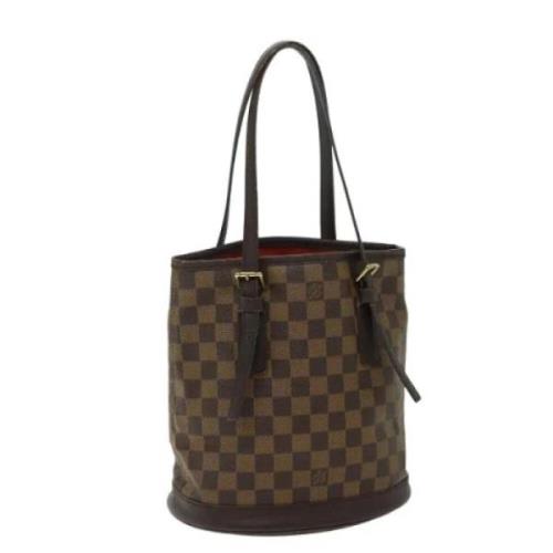 Louis Vuitton Vintage Pre-owned Canvas louis-vuitton-vskor Brown, Dam