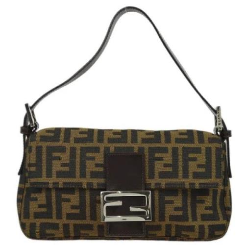 Fendi Vintage Pre-owned Canvas fendi-vskor Brown, Dam