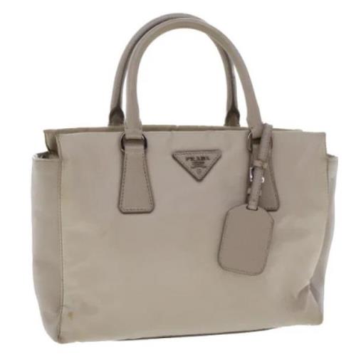 Prada Vintage Pre-owned Laeder prada-vskor Beige, Dam