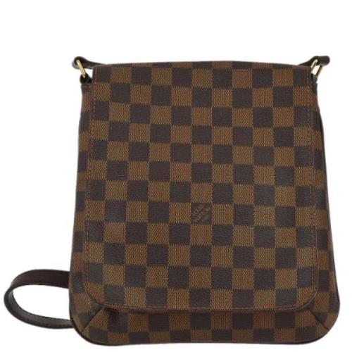 Louis Vuitton Vintage Pre-owned Laeder axelremsvskor Brown, Dam