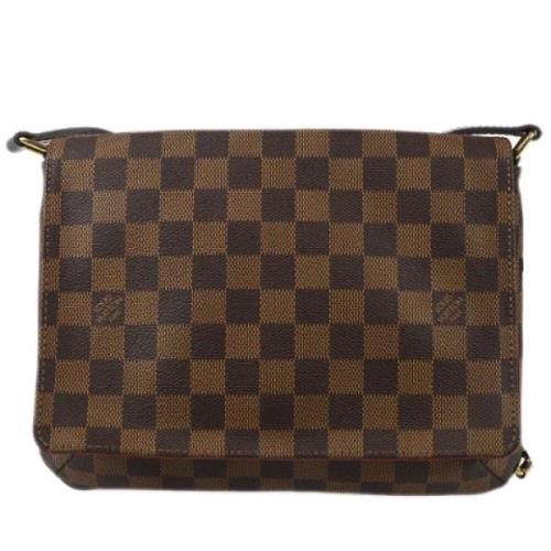 Louis Vuitton Vintage Pre-owned Laeder axelremsvskor Brown, Dam