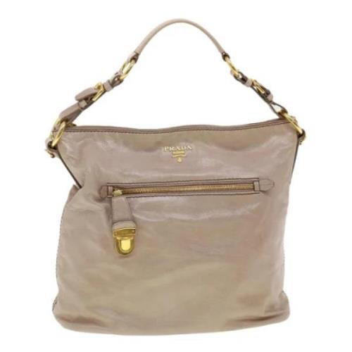 Prada Vintage Pre-owned Laeder prada-vskor Beige, Dam