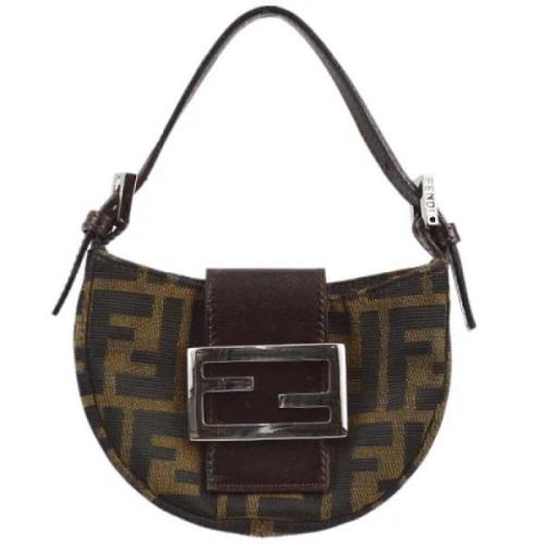 Fendi Vintage Pre-owned Canvas fendi-vskor Brown, Dam