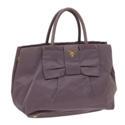 Prada Vintage Pre-owned Nylon prada-vskor Purple, Dam