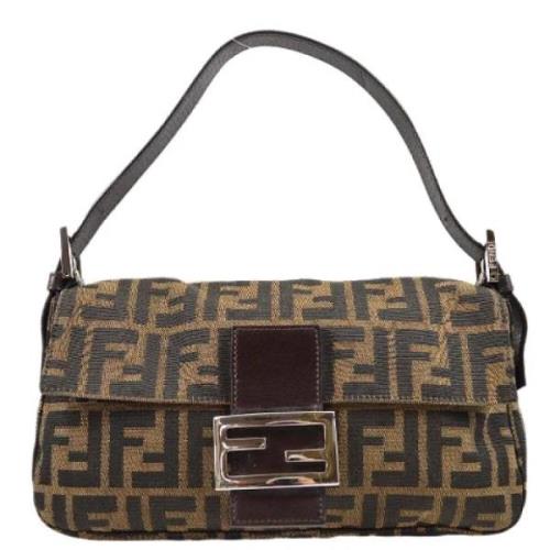 Fendi Vintage Pre-owned Canvas fendi-vskor Brown, Dam