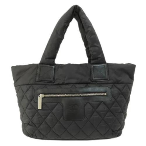 Chanel Vintage Pre-owned Tyg chanel-vskor Black, Dam