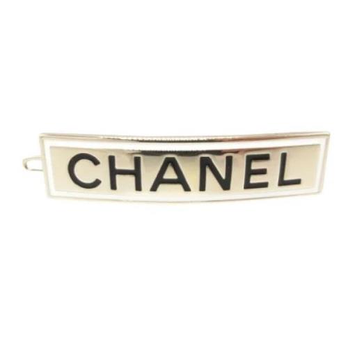 Chanel Vintage Pre-owned Metall hrspnnen Yellow, Dam