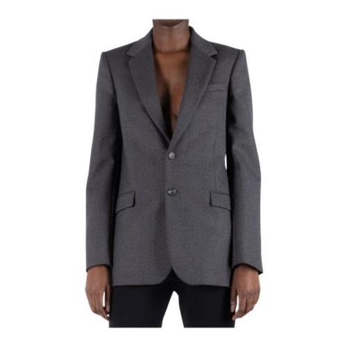 Wardrobe.nyc Kol Single-Breasted Blazer Gray, Dam