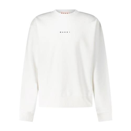 Marni Mysig Oversized Sweater White, Herr