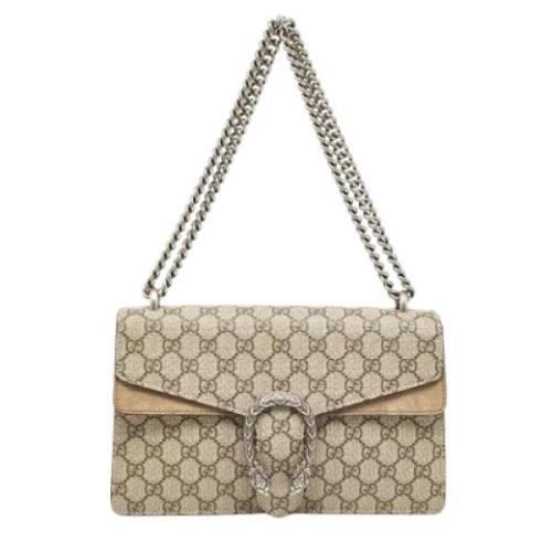 Gucci Vintage Pre-owned Mocka gucci-vskor Beige, Dam