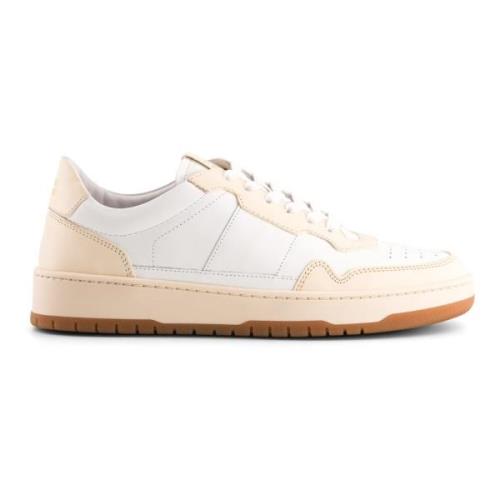 National Standard Handgjorda White Frost Sneakers Beige, Herr