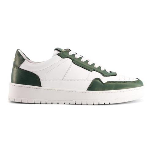 National Standard Handgjorda Etiska Sneakers Vit Grön Multicolor, Herr