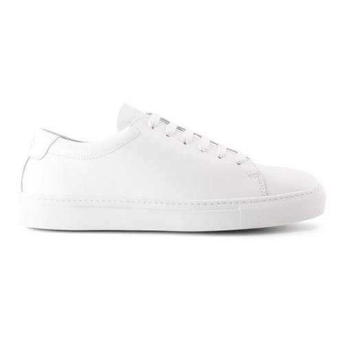 National Standard Handgjorda Vita Monokroma Sneakers White, Herr