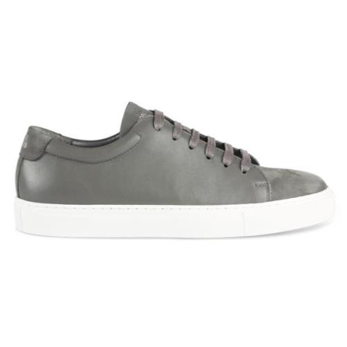 National Standard Handgjorda Grå Nubuck Sneakers Gray, Herr