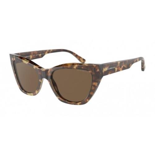 Emporio Armani Solglasögon Ea4176 502573 Brown, Dam