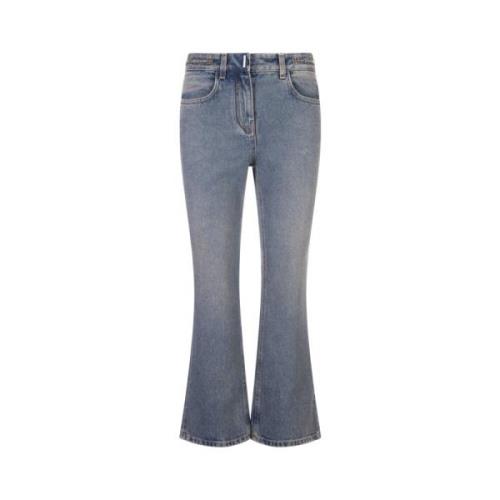 Givenchy Blå Boot-Cut Denim Jeans Blue, Dam