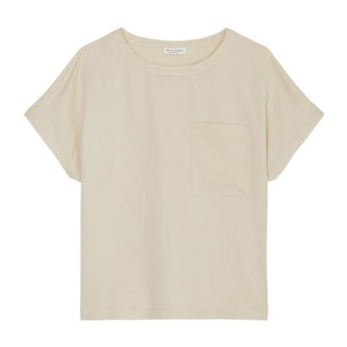 Marc O'Polo Vanlig blus skjorta Beige, Dam