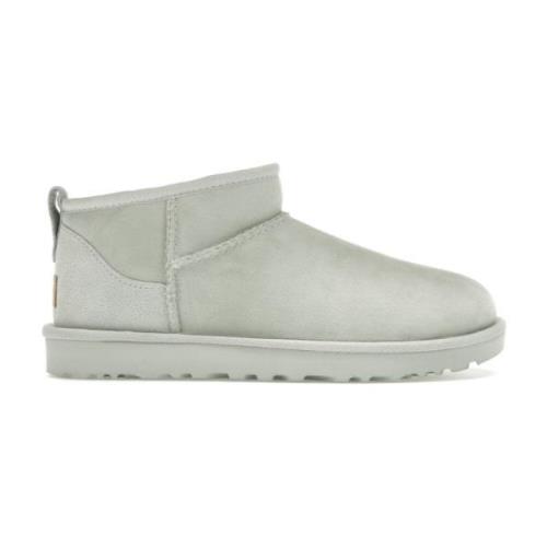 UGG Vita Klassiska Ultra Mini Ankelstövlar White, Dam