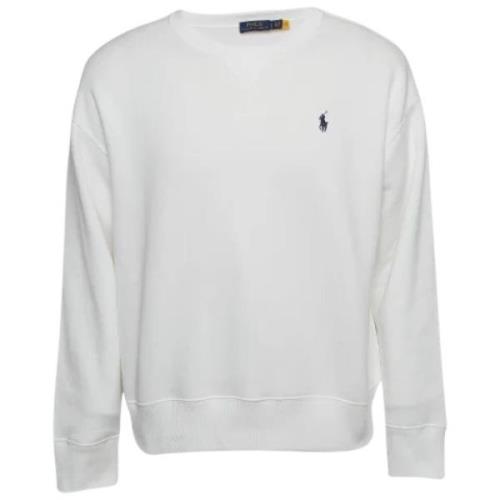 Ralph Lauren Pre-owned Pre-owned Stickat toppar White, Herr