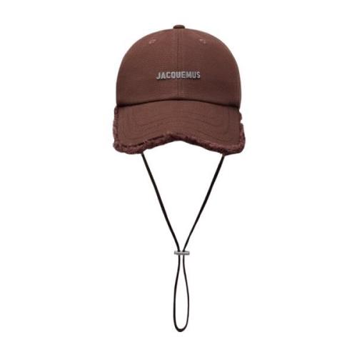 Jacquemus Artiskok Baseballkeps med Fransar Brown, Dam