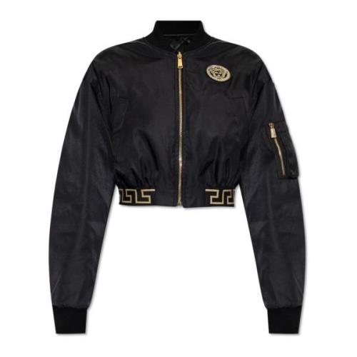 Versace Vändbar bomberjacka Black, Dam