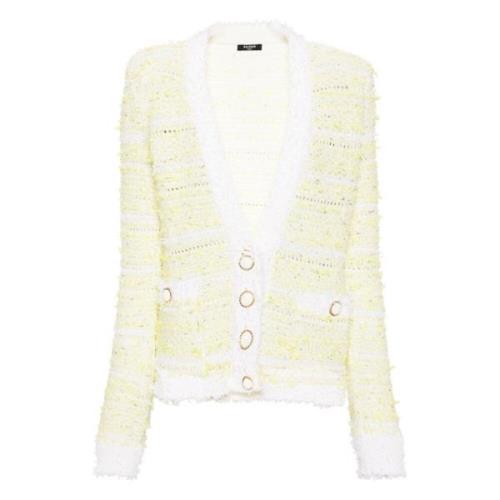 Balmain Citrongul Cardigan Beige, Dam