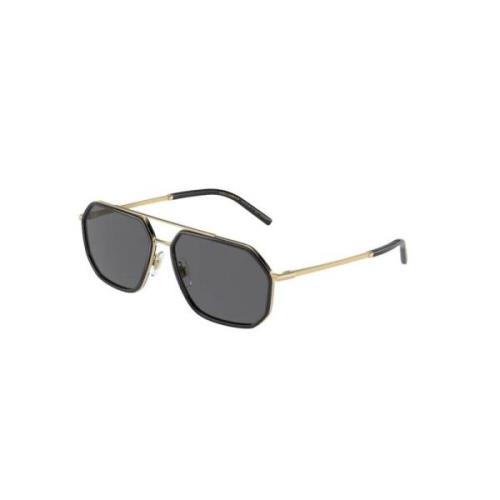 Dolce & Gabbana Stiliga Svarta Solglasögon Dg2285 Black, Unisex