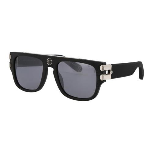 Philipp Plein Stiliga solglasögon Spp011V Black, Herr