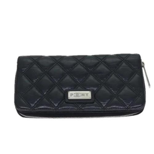 Chanel Vintage Pre-owned Laeder plnbcker Black, Dam