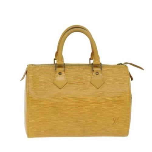 Louis Vuitton Vintage Pre-owned Laeder louis-vuitton-vskor Yellow, Dam