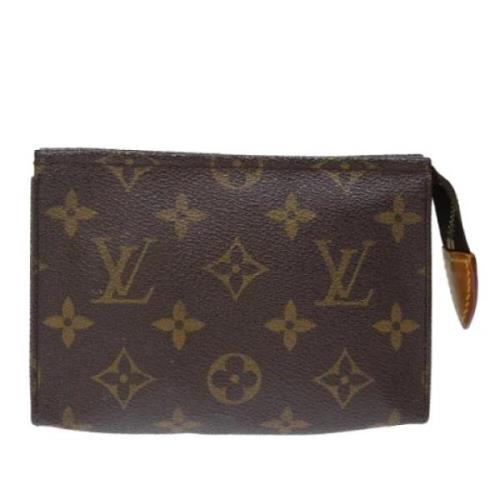 Louis Vuitton Vintage Pre-owned Canvas kuvertvskor Brown, Dam