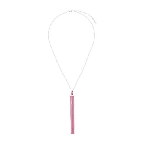 Ambush Silverhalsband med Snap-Hook Purple, Dam