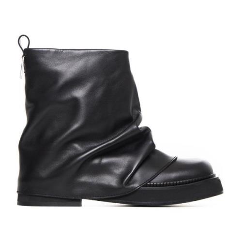 The Attico Svarta Ankelboots Black, Dam