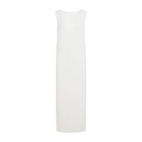 Jacquemus Vit La Capa Robe Klänning White, Dam