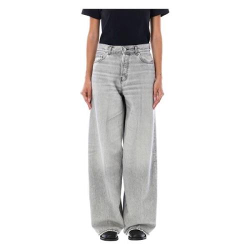 Haikure Högmidjade Ultra-Wide-Leg Jeans Bethany Dimgrå Gray, Dam