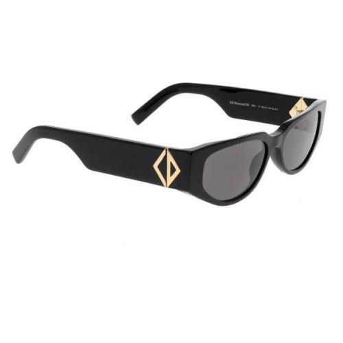 Dior Stiliga Solglasögon med Unik Design Black, Unisex