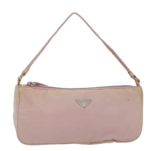 Prada Vintage Pre-owned Nylon prada-vskor Pink, Dam