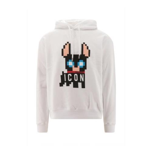 Dsquared2 Hoodies White, Herr