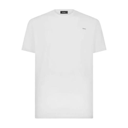 Dsquared2 Vita T-shirts och Polos White, Herr