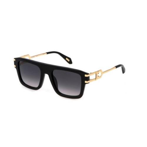 Just Cavalli Svart Blank Solglasögon Rök Gradient Linser Black, Dam