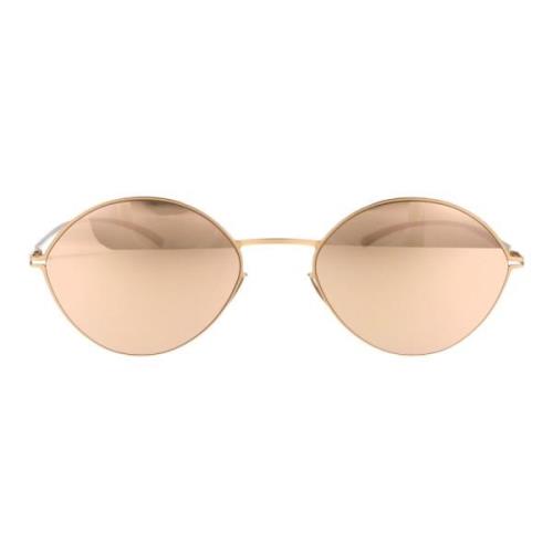 Mykita Stiliga solglasögon för kvinnor Mmesse020 Beige, Unisex
