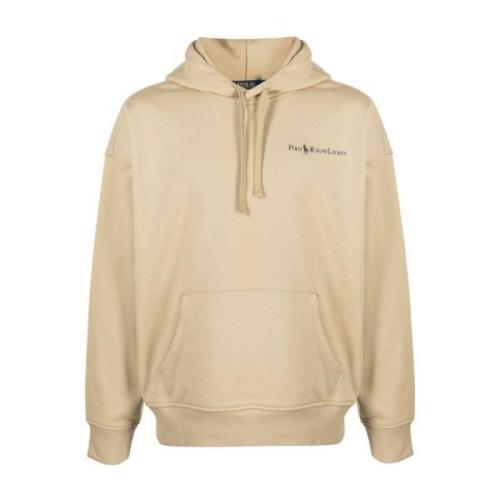 Ralph Lauren Beige Sweatshirt Aw23 Herrmode Beige, Herr