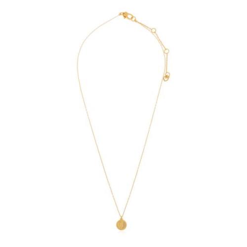 Kate Spade Halsband med 'B' Hänge Yellow, Dam