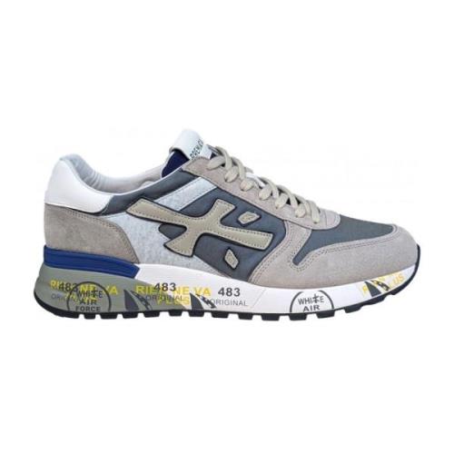 Premiata Canvas sneakers i grå kontraster Gray, Herr