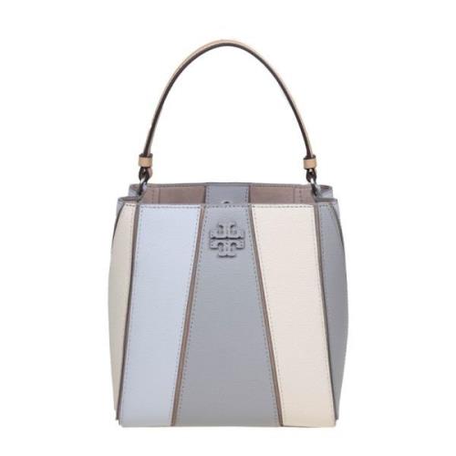 Tory Burch Multifärgad Hammare Läder Bucket Väska Multicolor, Dam