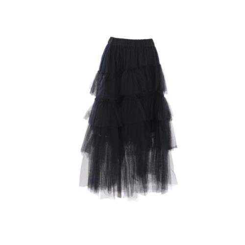 Simone Rocha Svart Tylkjol Black, Dam